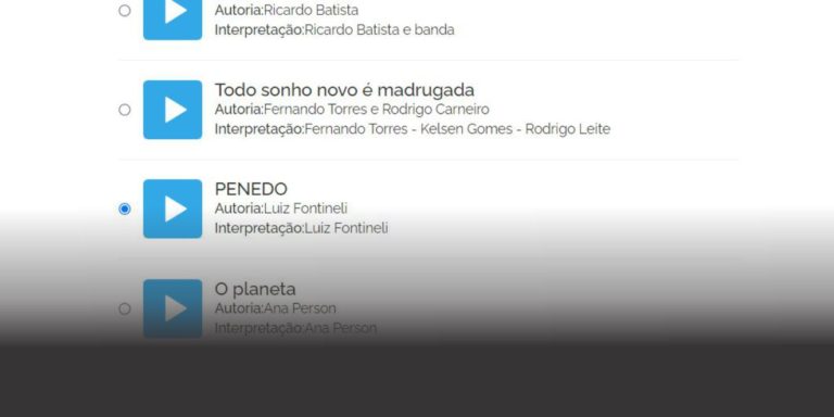 A música “Penedo” do sergipano Luiz Fontineli está na semifinal do Festival de Música Rádio MEC 2021