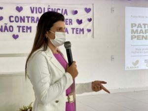 Prefeitura de Novo Lino promove palestra sobre a campanha Agosto Lilás
