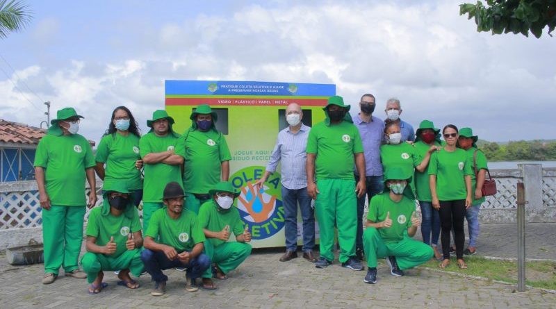Prefeitura de Penedo instala pontos de coleta de matérias recicláveis
