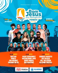 Programação de Bom Jesus de Penedo promete experiência inesquecível em 2025